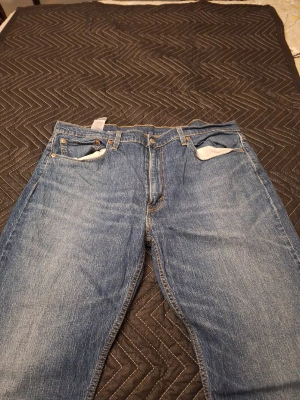 Levi’s 502 Taper Jeans Men’s W38 L34 Blue Denim Regular Fit Casual Pants